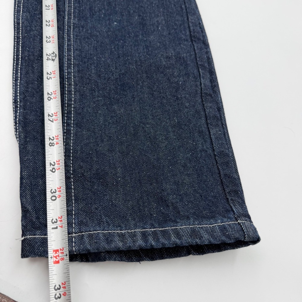 Wild Fable High Rise Straight Carpenter Jeans Dark Wash Contrast Stitch 6/32 - Picture 9 of 11